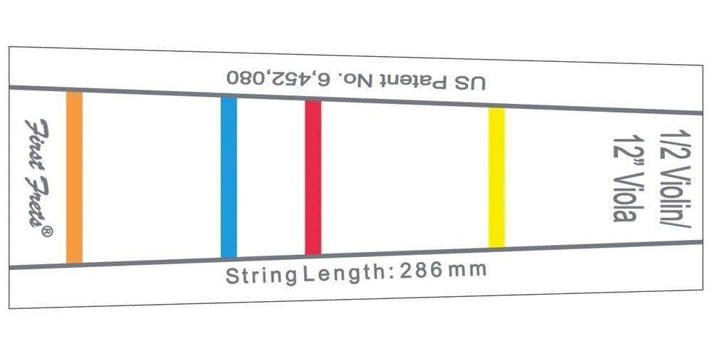 Griffbrettmarkierungen First Fret 33 MM Für Violine 3/4 Und Bratsche 33 CM (13")