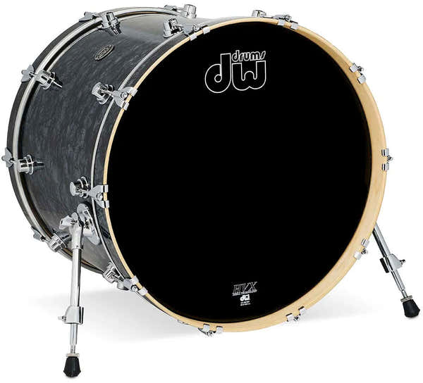 DW Drum Workshop 22X18 BASS DRUM PERFORMANCE FINISH PLY / SATIN OIL BLACK DIAMOND