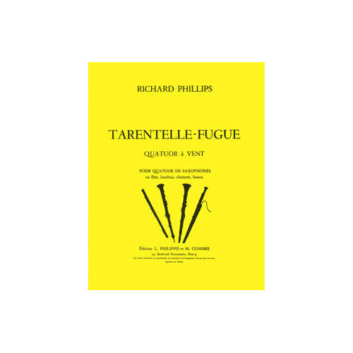 Phillips - Tarelle - Fugue - 4 Saxophone Oder Flöte Oboe Klarinette Und Fagott