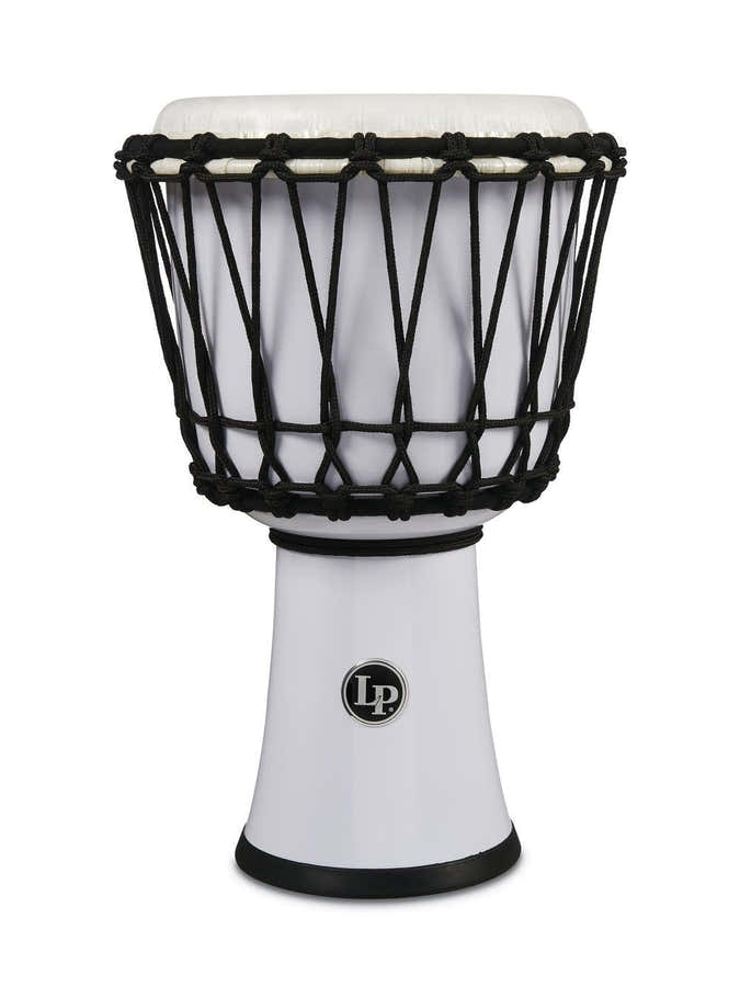 LP1607WH DJEMBE WORLD 7-INCH ROPE TUNED CIRCLE WEI