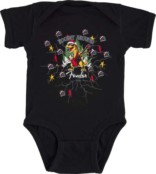 "0-3M" Baby-Body Weihnachtsdinosaurier 2025