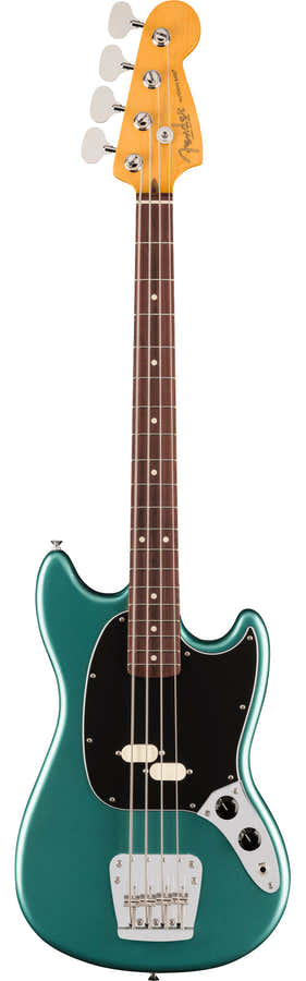 American Professional Classic Mustang Bass RW Faded Sherwood Green Metallic - Überholt
