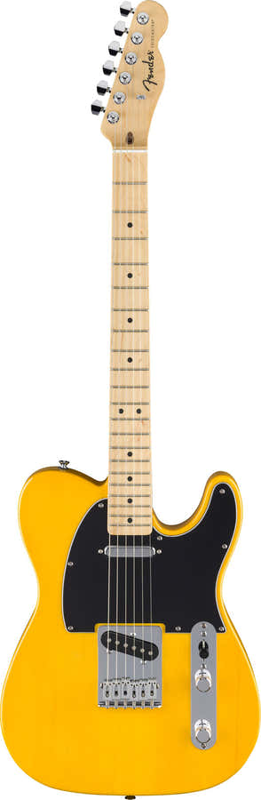 Standard Telecaster MN Schwarzes Schlagbrett Butterscotch-Blond