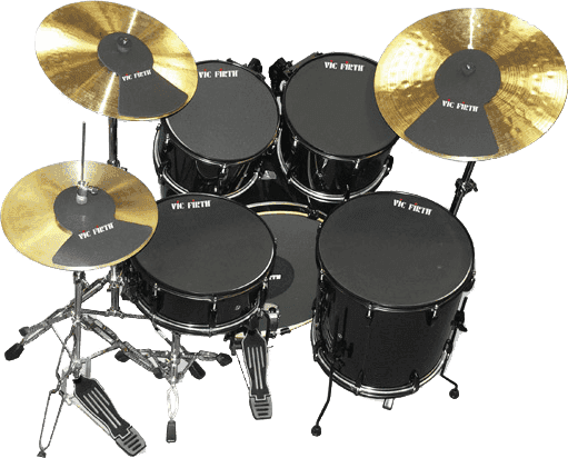 Vic Firth MUTEPP7 DRUMSET MUTE 10/12/14/14/18 + HI-HAT + 2 CYMBALS