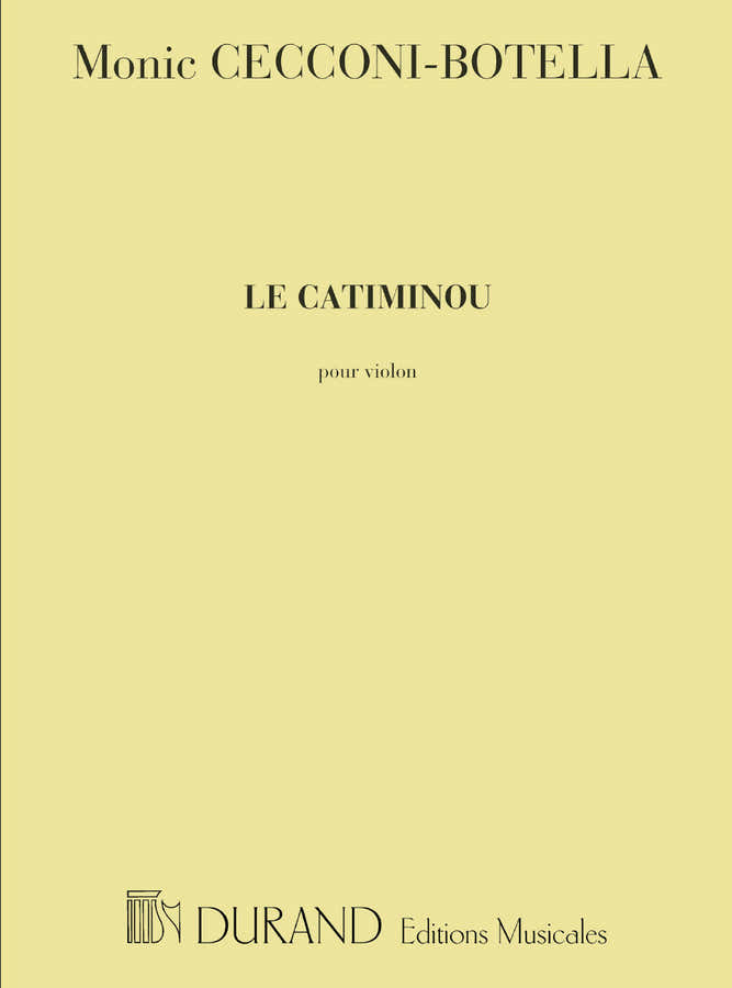 CECCONI-BOTELLA M. - LE CATIMINOU - VIOLON