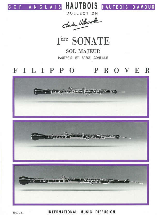 Prover - 1ère Sonate - Hautbois & B.C.