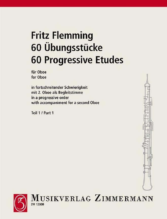 Flemming Fritz - 60 progressive Etüden für Oboe Vol.1