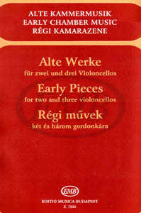EMB (Editio Musica Budapest) Pieces For Two And Three Violoncellos