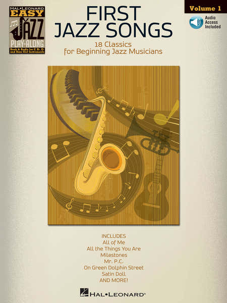 Easy Jazz Play Along Volume 1 First Jazz Songs + Audio En Ligne - Bass Clef Instruments