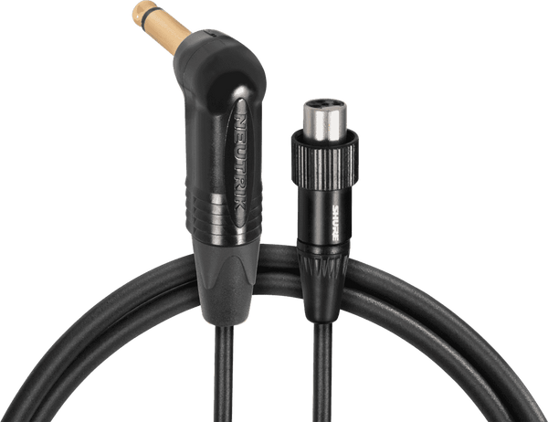 Shure TQG-jack Abgewinkelt 6,35 mm Verriegelbar
