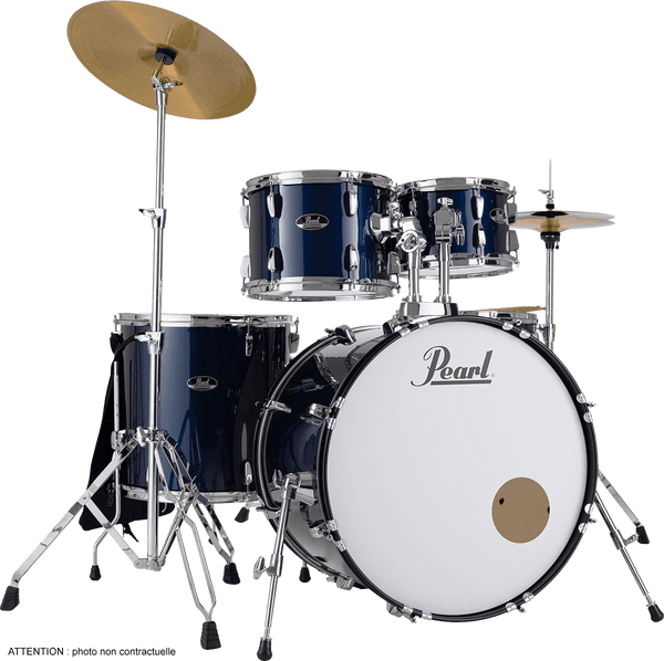 Pearl ROADSHOW STAGE 22 ROYAL BLUE METALLIC + SOLAR CYMBALS
