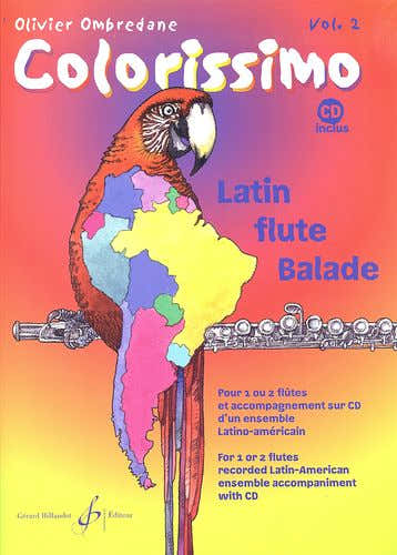 OMBREDANE OLIVIER - COLORISSIMO VOL.2 + CD - FLUTE