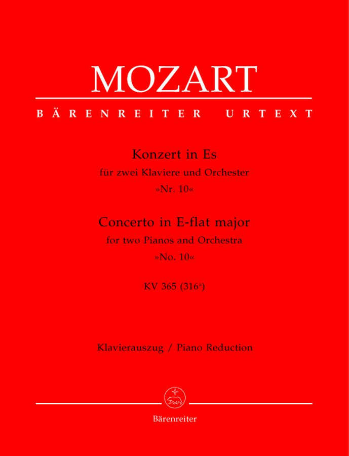 Mozart W.a. - Concerto N°1 En Mib Majeur KV 365 (316a) - 2 Pianos