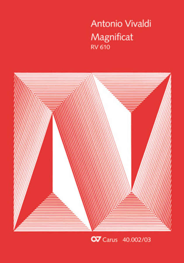 VIVALDI ANTONIO - MAGNIFICAT RV 610 - VOCAL SCORE