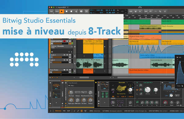 Bitwig Studio Grundausstattung Aktualisierung 8-Spur