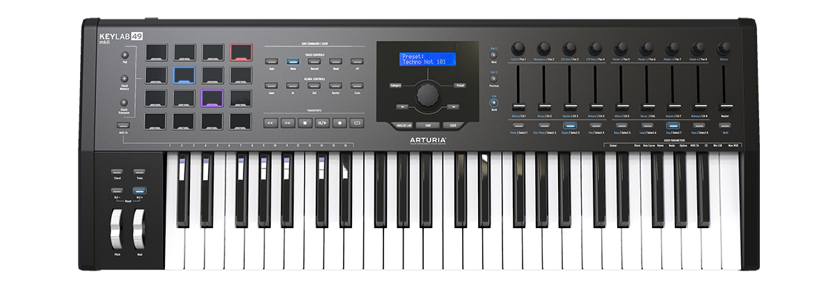 Keylab 49 MKII Schwarz