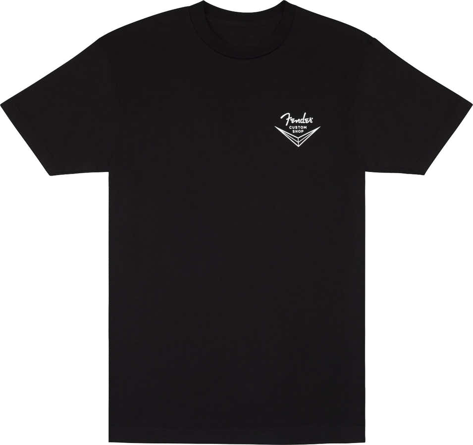 "XL" T-Shirt Logo Fender Custom Shop Black