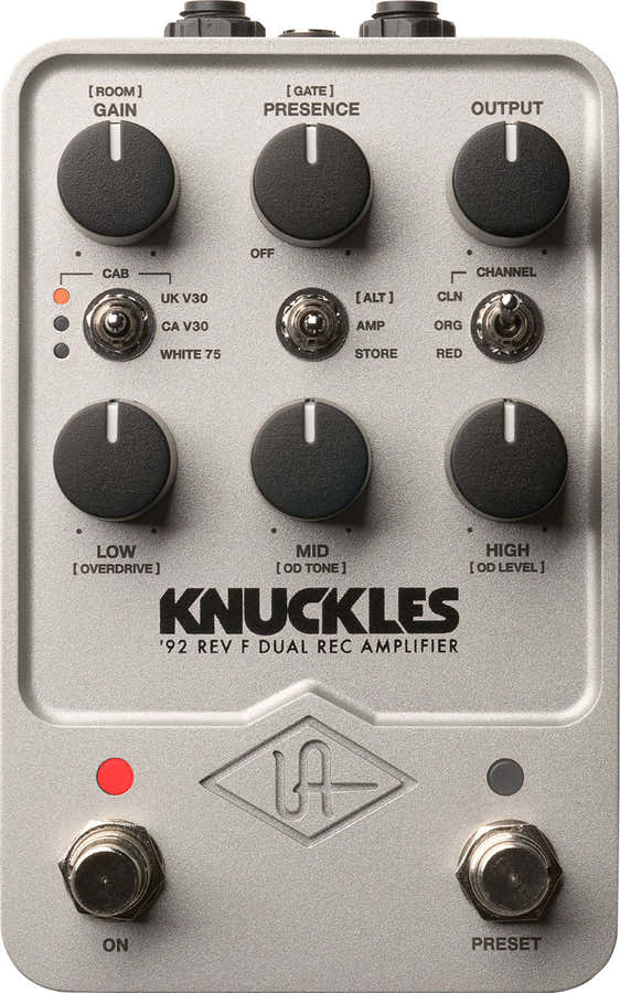 UAFX Knuckles '92 Rev F Dual Rec Verstärker