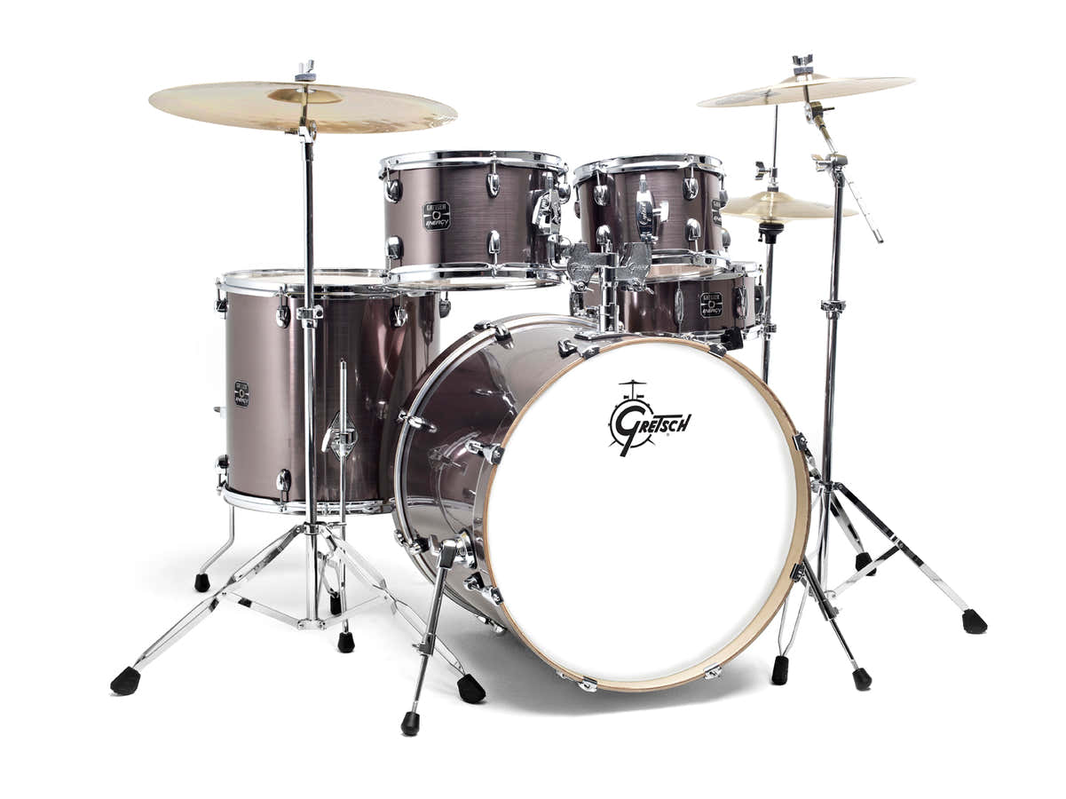 GE2-E825TK-GS - NEW ENERGY STAGE 22" GREY STEEL + BECKEN PAISTE 101