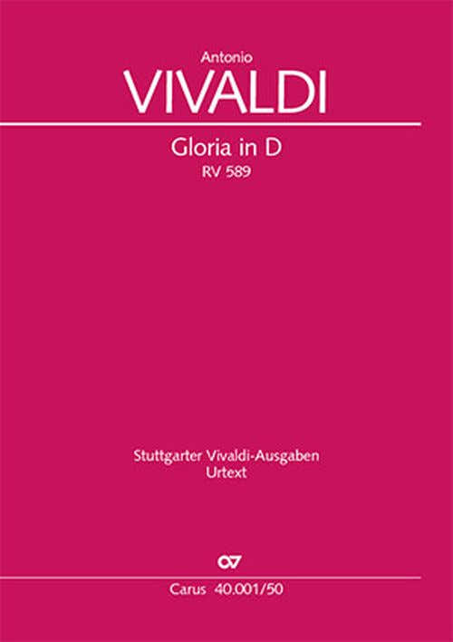 Vivaldi Antonio - Gloria RV589 - Gesang/Klavier