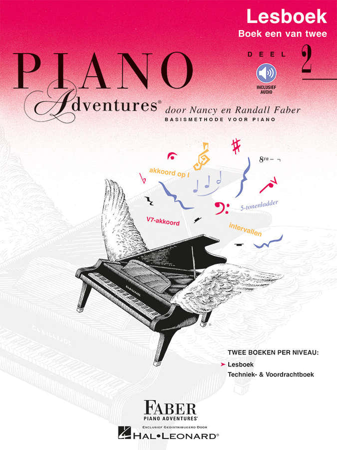 Piano Adventures: Lesboek Deel 2 - Version Neerlandais