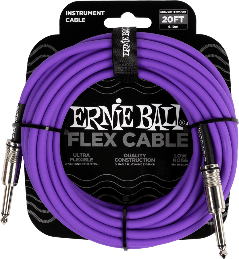 Instrumentenkabel Flex Jack/jack 6M Violett