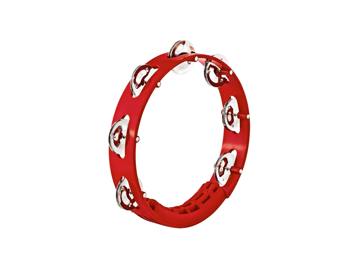 HTT8R - TAMBOURINE ABS RED 20CM 1R CYMB