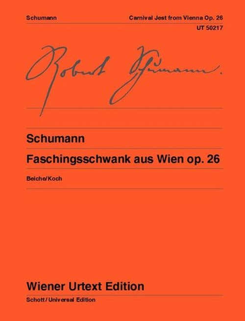 SCHUMANN ROBERT - FASCHINGSSCHWANK AUS WIEN OP.26 - PIANO