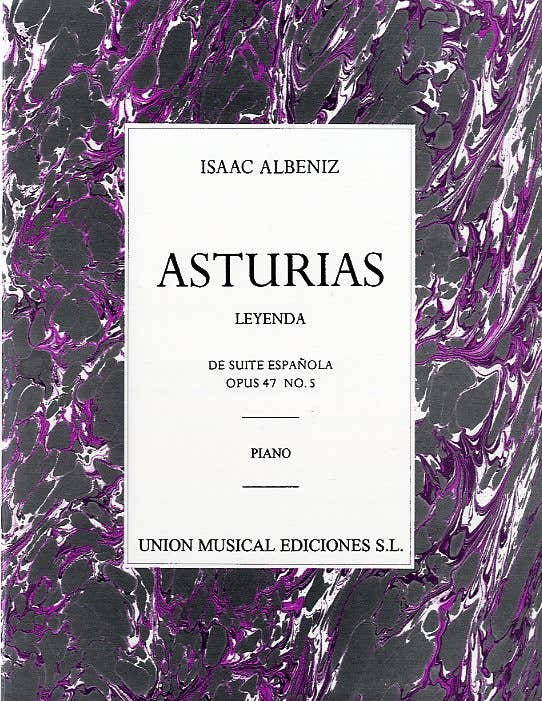 ALBENIZ ASTURIAS DE SUITE ESPANOLA OP.47 NO.5 - PIANO SOLO