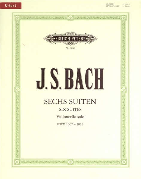 BACH JOHANN SEBASTIAN - 6 SOLO SUITES BWV 1007-1012 - CELLO
