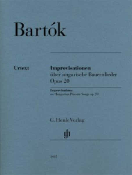 Bartok Bela - Improvisations On Hungarian Peasant Songs Op.20 - Piano