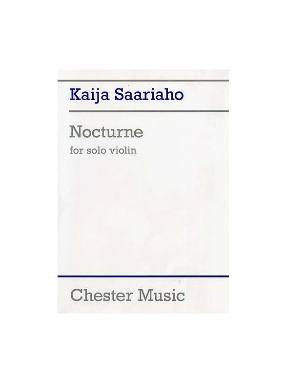 SAARIAHO KAIJA - NOCTURNE - VIOLON SOLO