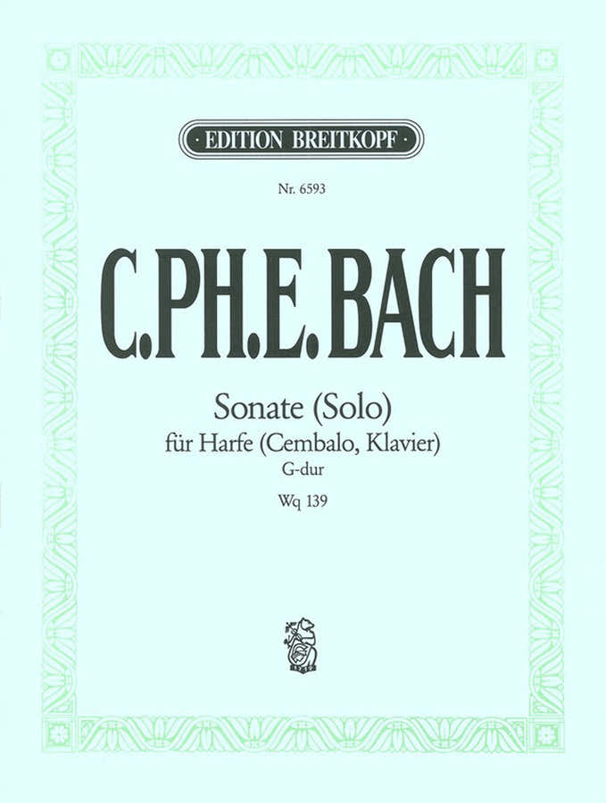 BACH C.P.E. - SONATE (SOLO) G-DUR WOTQ 139