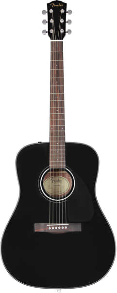Fender CD-60 V3 DS Dreadnought WN Schwarz