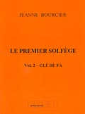Bourcier Jeanne - Premier Solfege Vol.2 - Cle De Fa
