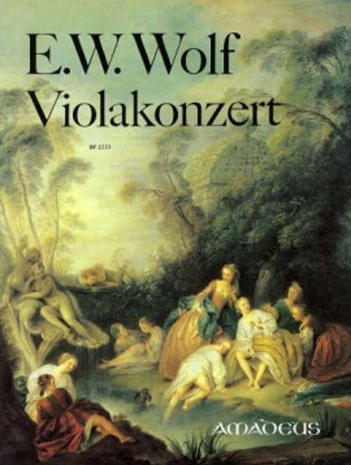 WOLF E.W. - CONCERTO F MAJOR - ALTO & PIANO
