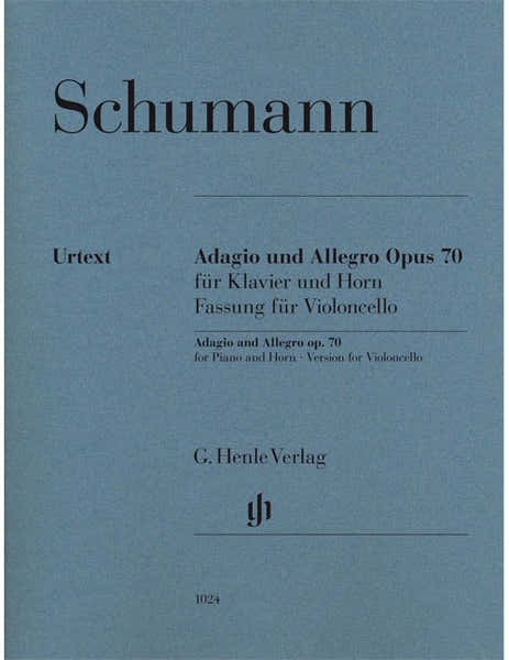 Schumann R. - Adagio Und Allegro Fur Horn (op.70) - Version Violoncelle