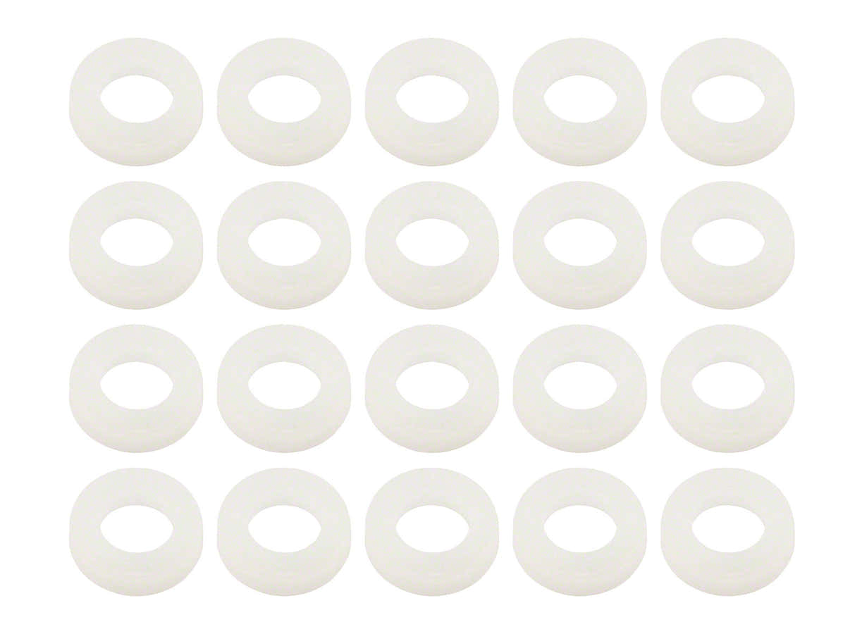 CB-W - NYLON WASHER FR SPANNSCHRAUBEN - WEI (X20)