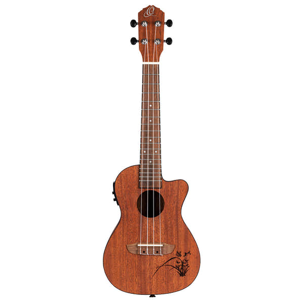Ortega Konzert-Ukulele Mahagoni CW EQ