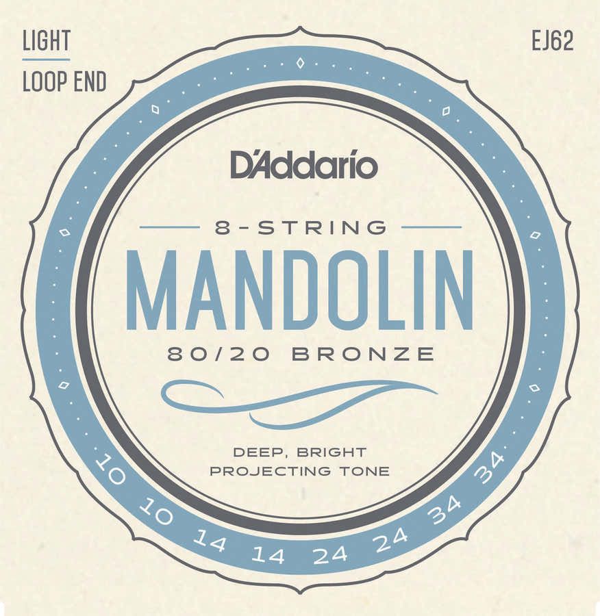 EJ62 80/20 Bronze Mandolinensaiten Leicht 10-34