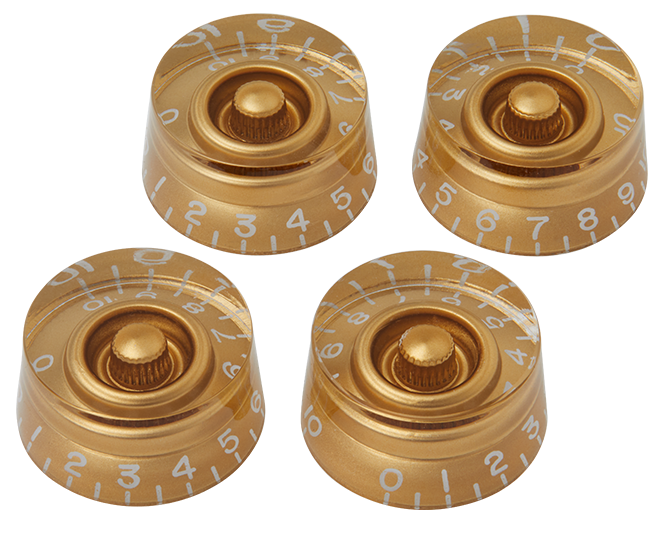 Ersatzteile Speed-Knöpfe 4er-Pack Gold