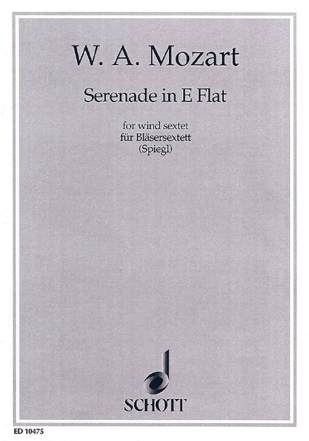 Moz W.A. - Serenade In E Flat Major Kv 375 - 2 Clarinets 2 Horns And 2 Bassoons