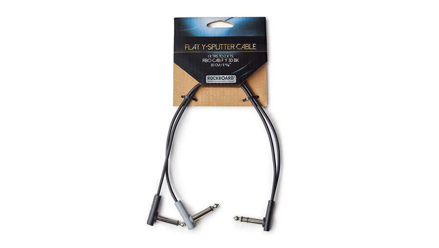 Flaches Patchkabel mit Y-Verteiler CAB-FY30-bk