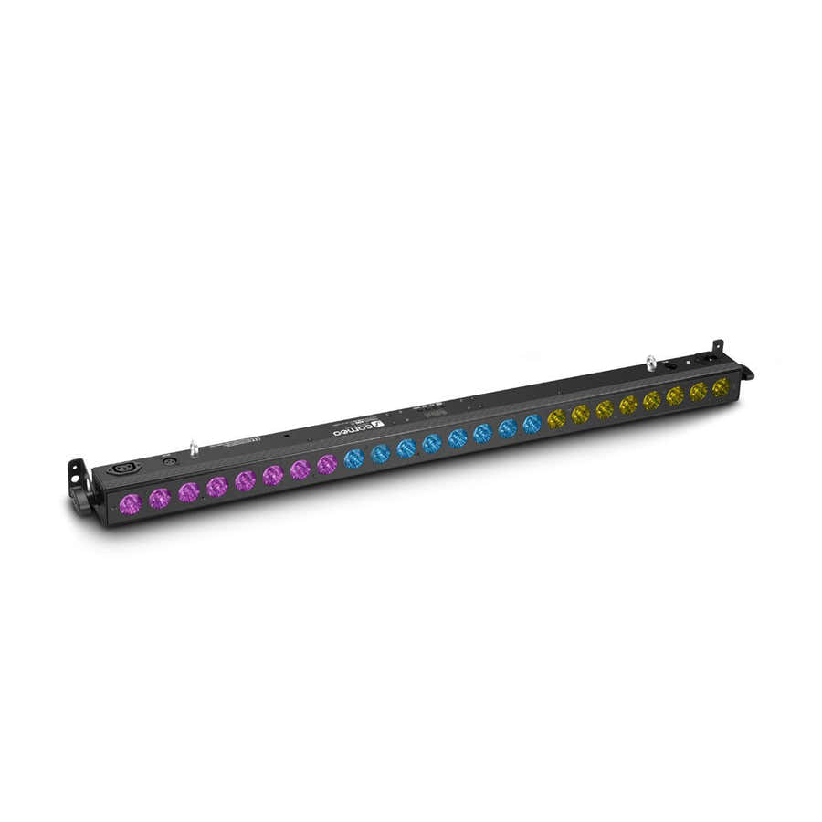 TRIBAR 400 IR - TRICOLOR LED BAR (RGB) 24 x 3 W SCHWARZE BOX MIT INFRAROT-FERNBEDIENUNG