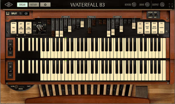 Universal Audio UAD Waterfall B3-Orgel