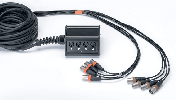 Cordial Bühnenbox 8 XLR Eingänge Kabel 15 M