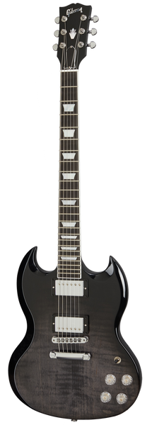 Gibson Electric SG Modern Transparentes Schwarz Fade