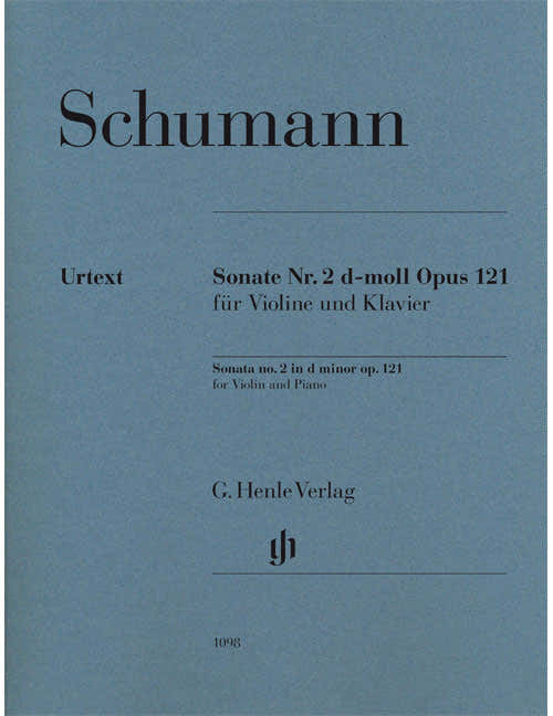 Schumann R. - Sonate N°2 D-moll Op.121 - Violon et Piano