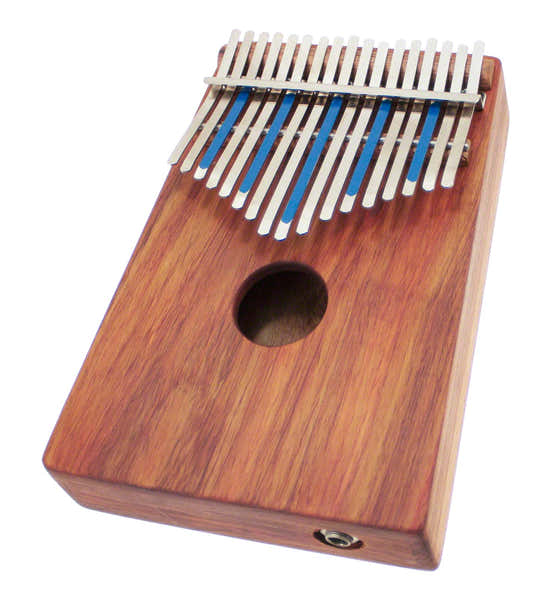 Ami Hugh Tracey KALIMBA TREBLE 17 NOTES BOX-RESONATOR + PICKUP