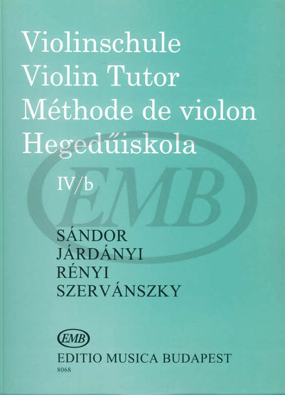 Violin Tutor Vol.4b - Violon